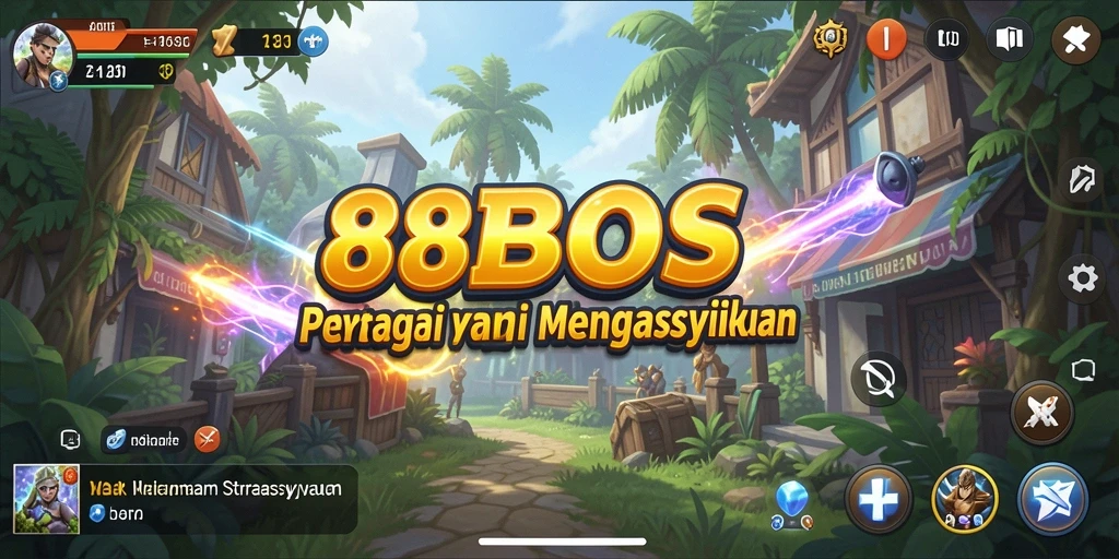 Screenshot gameplay 88BOS yang menampilkan strategi pertempuran.