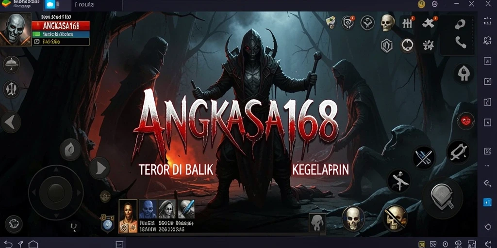 Tampilan menyeramkan gameplay ANGKASA168 yang menakutkan.