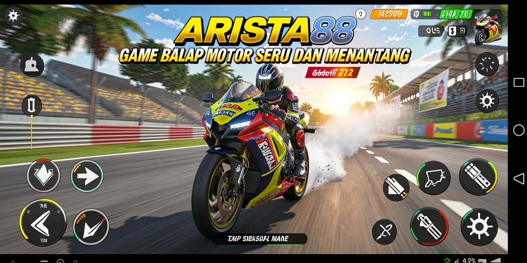 Gameplay seru dan menantang di ARISTA88.