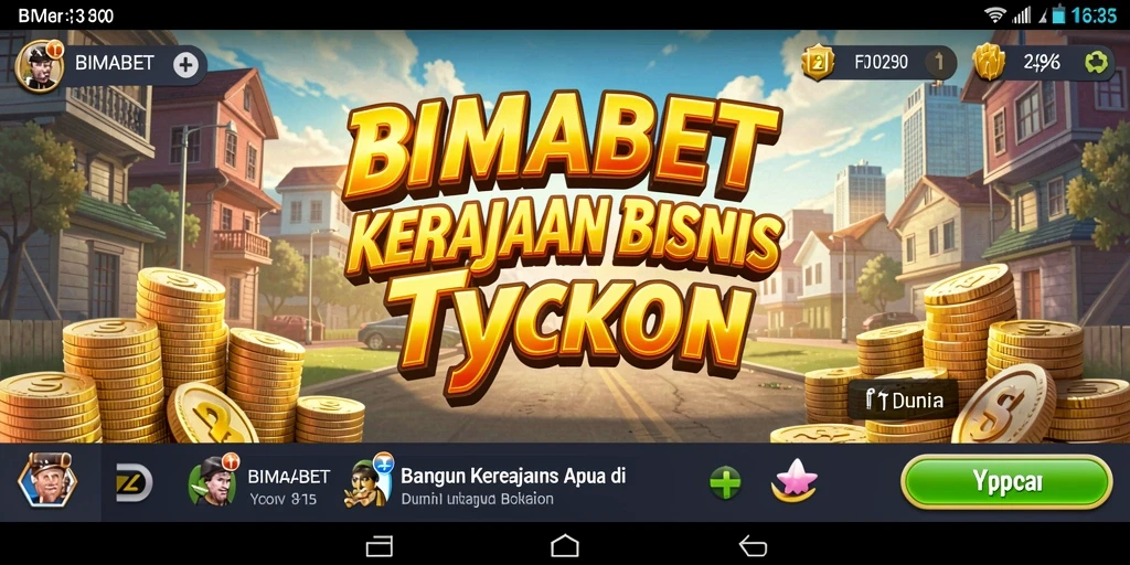 Tangkap momen seru gameplay <strong>BIMABET</strong> saat membangun kerajaan bisnis Anda.