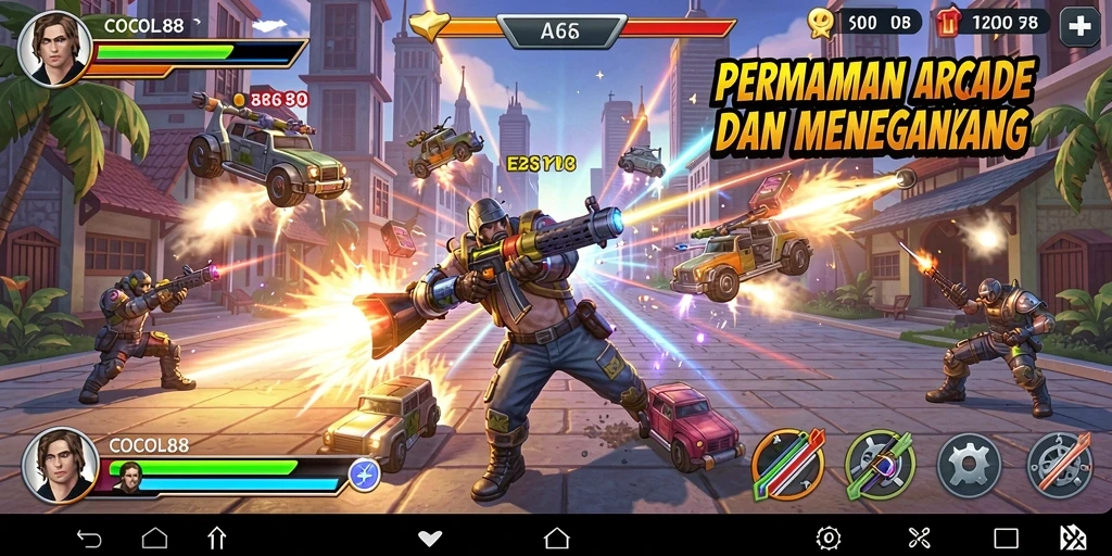 Tampilan seru gameplay COCOL88 yang penuh tantangan.