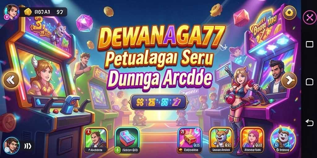Tampilan gameplay seru dan penuh warna dari DEWANAGA77.