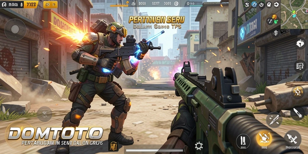 Tampilan seru dari gameplay DOMTOTO yang mendebarkan dan penuh aksi.