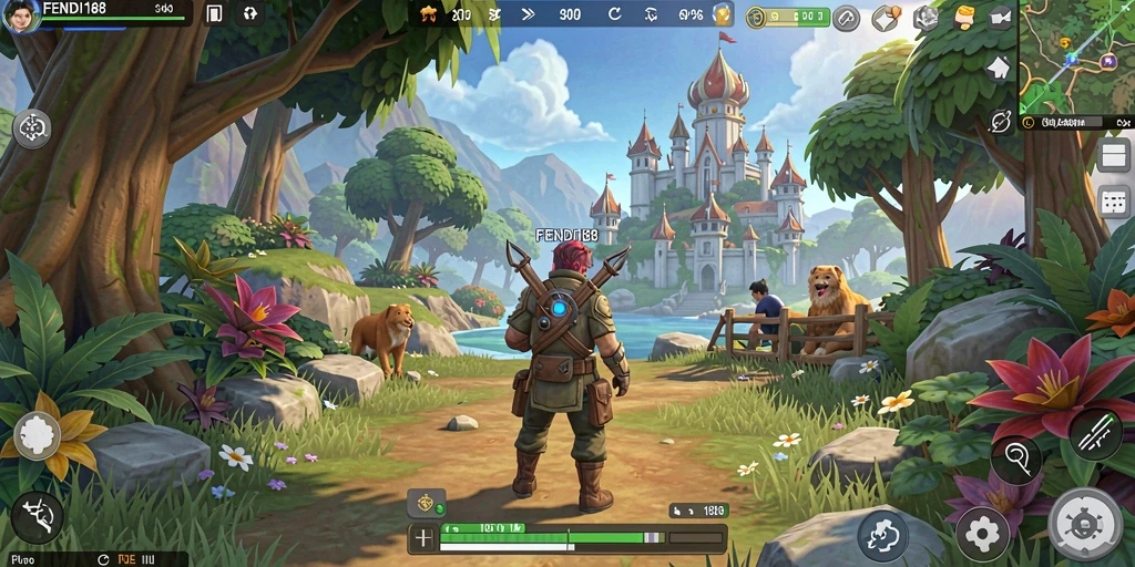 Gameplay FENDI188 menampilkan eksplorasi dunia terbuka yang menakjubkan.