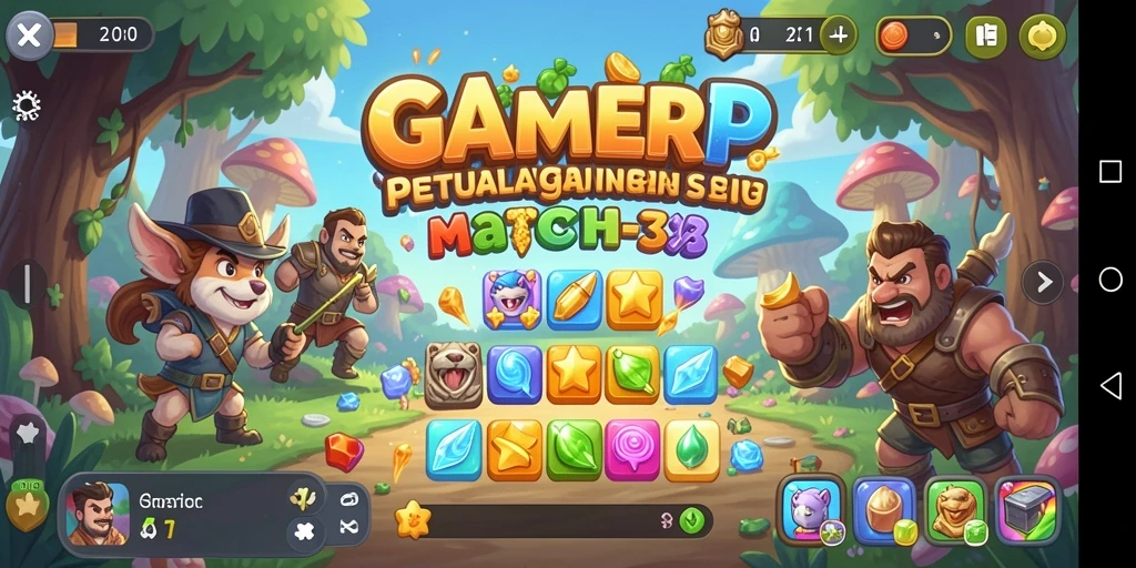 Menampilkan gameplay seru GAMERP dengan grafis yang memukau.