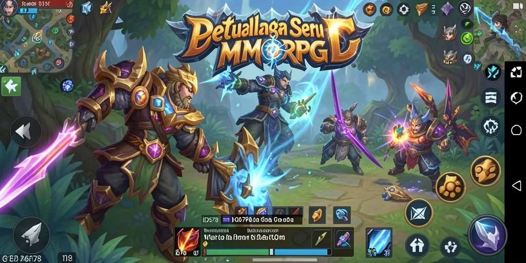 Tampilan gameplay menakjubkan dari ID678 dalam aksi MMORPG.