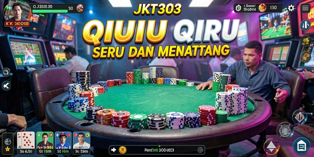 Tangkapan layar gameplay QiuQiu JKT303 yang menarik dan interaktif.