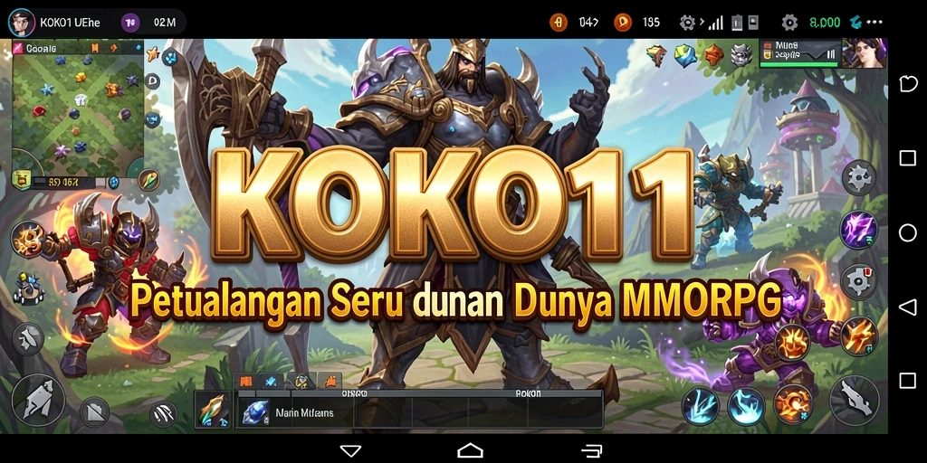 Tampilan gameplay KOKO11 dengan aksi seru dan petualangan menantang.
