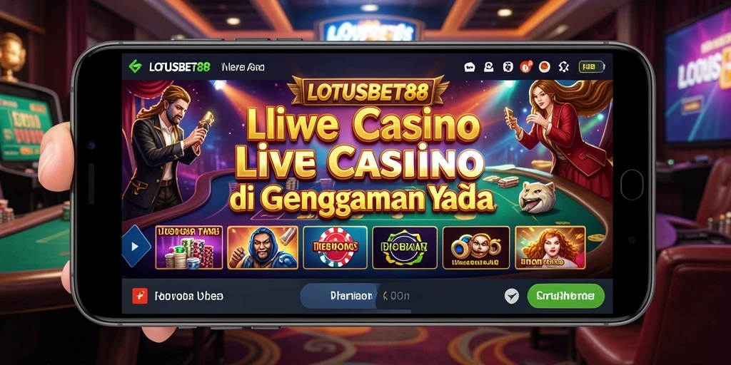 Tampilan gameplay LOTUSBET88 yang mendebarkan dan interaktif.