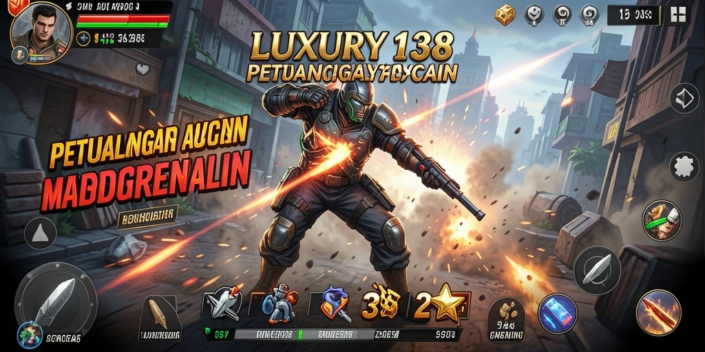 Tampilan gameplay dinamis dan mendebarkan dari LUXURY138.