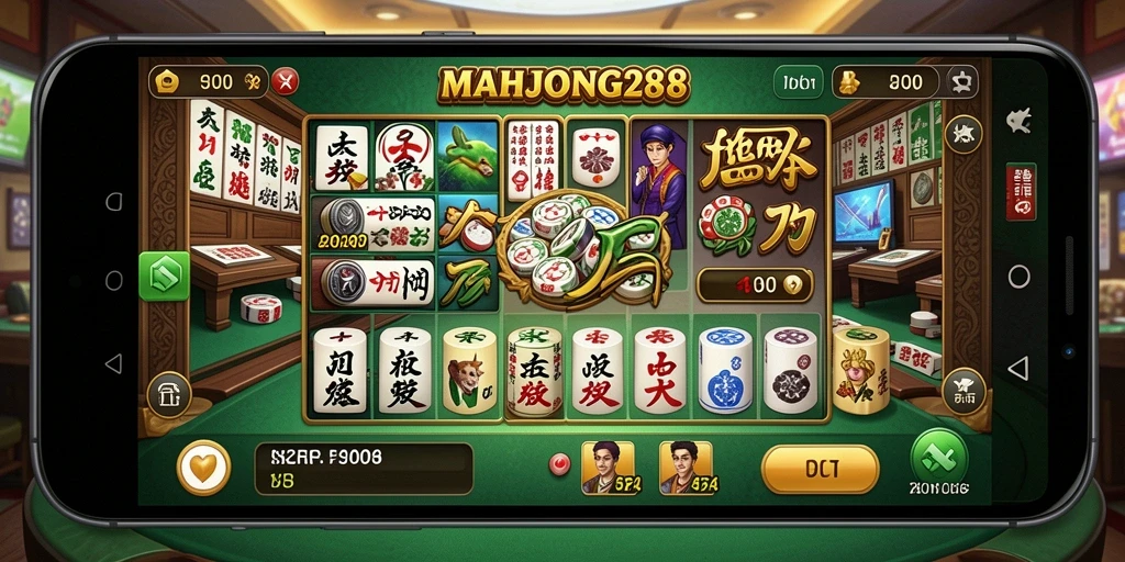 Tampilan gameplay Slot yang mengasyikkan dari MAHJONG288.