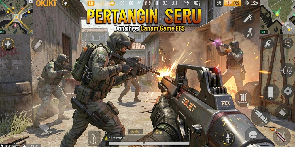 Gameplay menarik dan intens dalam OKJKT