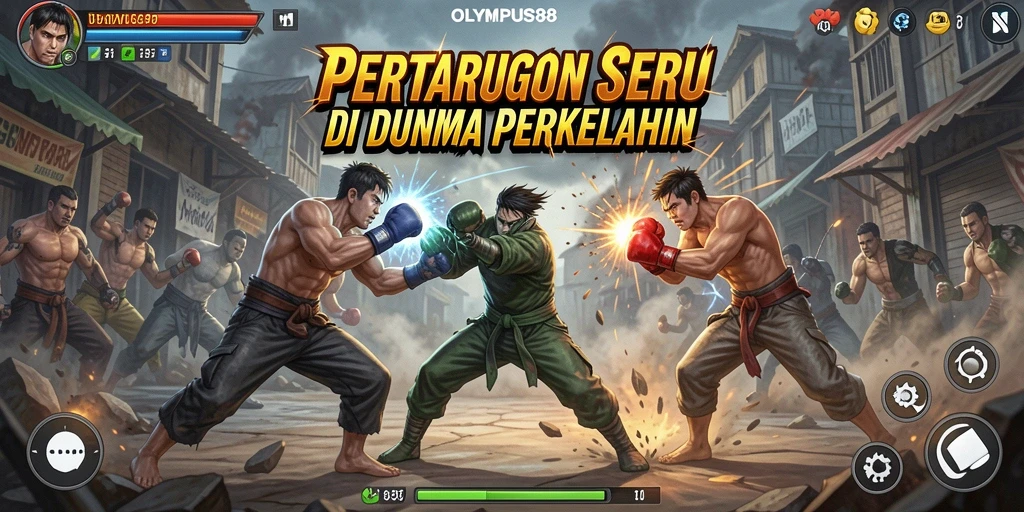 Tampilan gameplay OLYMPUS88 yang intens dan penuh aksi.