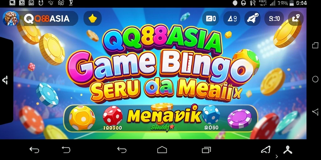 Screenshot gameplay Bingo yang menarik di QQ88ASIA.