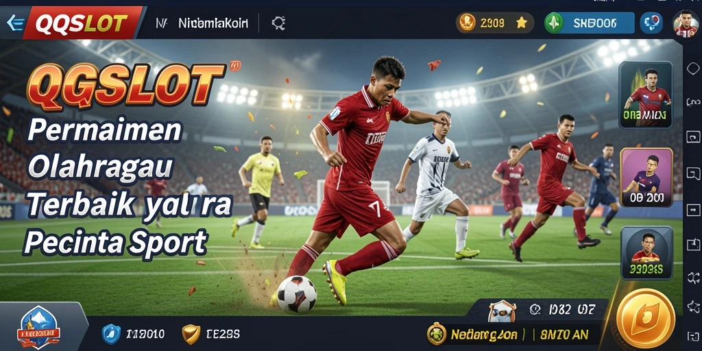 Tampilan gameplay seru dari QQSLOT dalam aksi olahraga kompetitif.