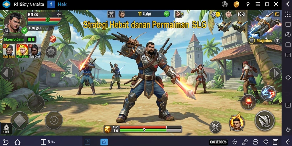 Tampilan gameplay menarik dan penuh aksi dalam RI188.