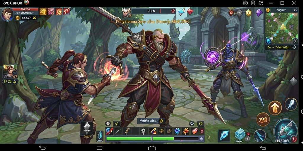 Tampilan gameplay RPOK dengan aksi seru dan grafis menawan.