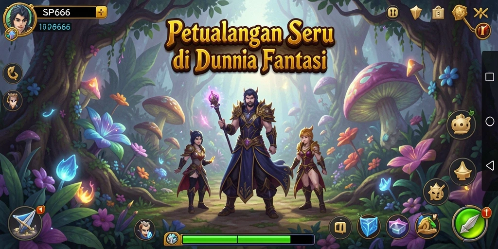 Tampilan menarik dari gameplay SP666 yang penuh petualangan.