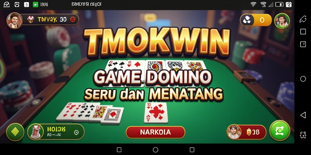 Tampilan gameplay domino yang menarik di TMOKWIN.