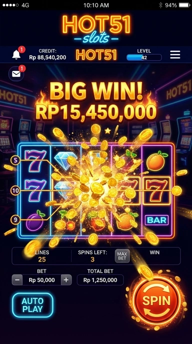 Proses unduh aplikasi di hot51 yang cepat dan efisien.